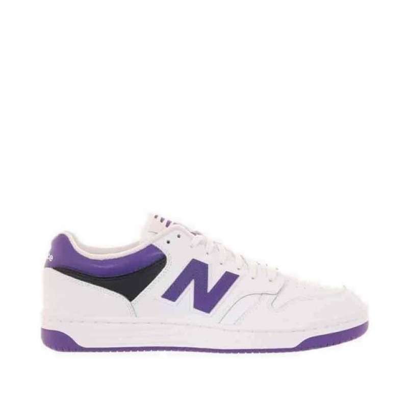 Jual New Balance Bb480 Mens Sneakers Shoes White With Purple Di
