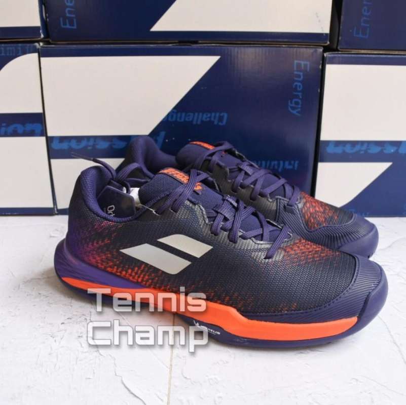 Sepatu Babolat Jet Mach Junior Blue Ribbon/ Tennis Shoes Babolat Ori