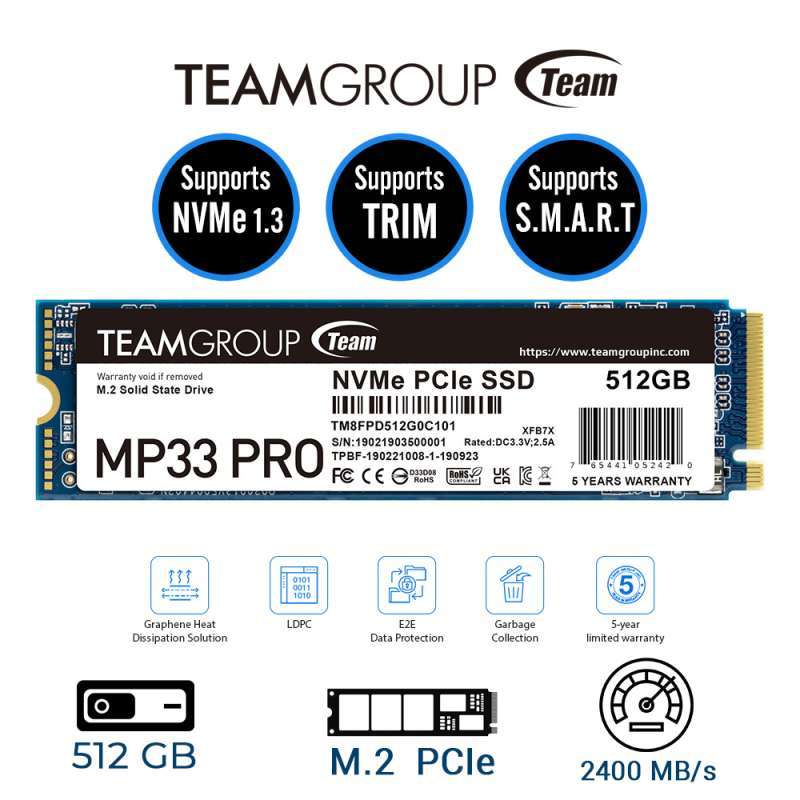 TEAM MP33 512GB SSD Price in BD