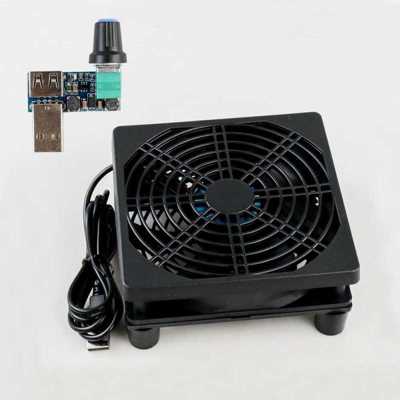 Jual Sxdool Router Fan Cooler Diy Usb 120mm With Controller Di Seller ...