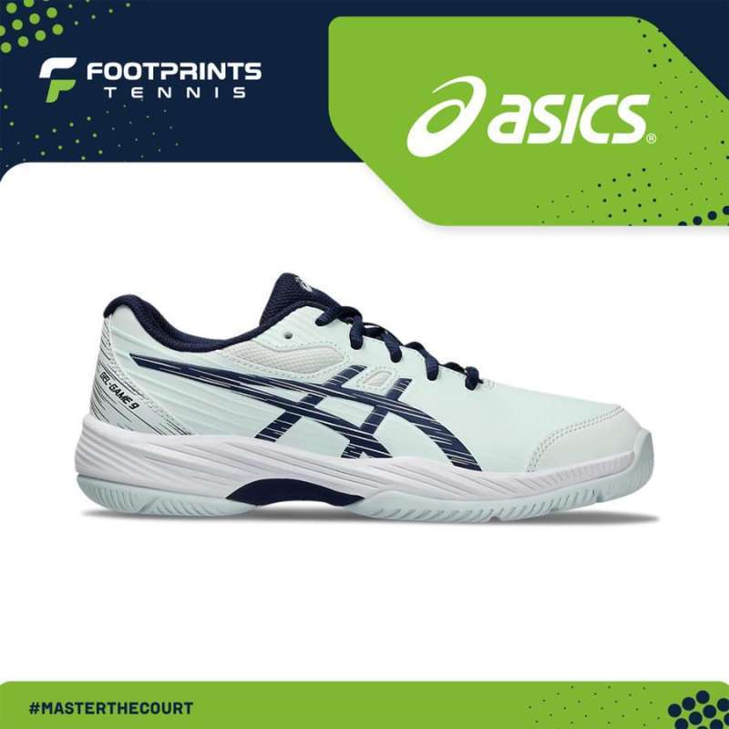 Sepatu Tenis Anak Asics Gel Game GS Pale Mint Tennis Shoes Junior