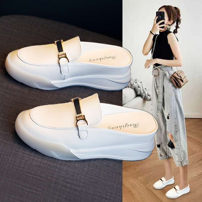 Sepatu Sandal Wanita Mules Shoes Casual Slip On ala Korea Kekinian Terbaru 0175 by DNY