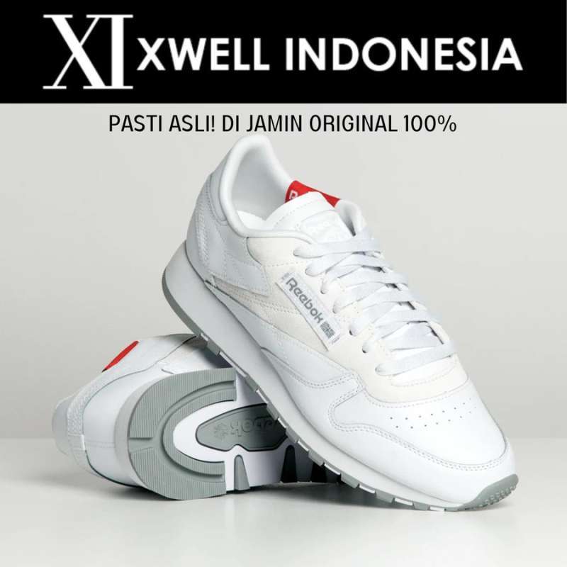 Sepatu Reebok Classic Leather White Original GX6196