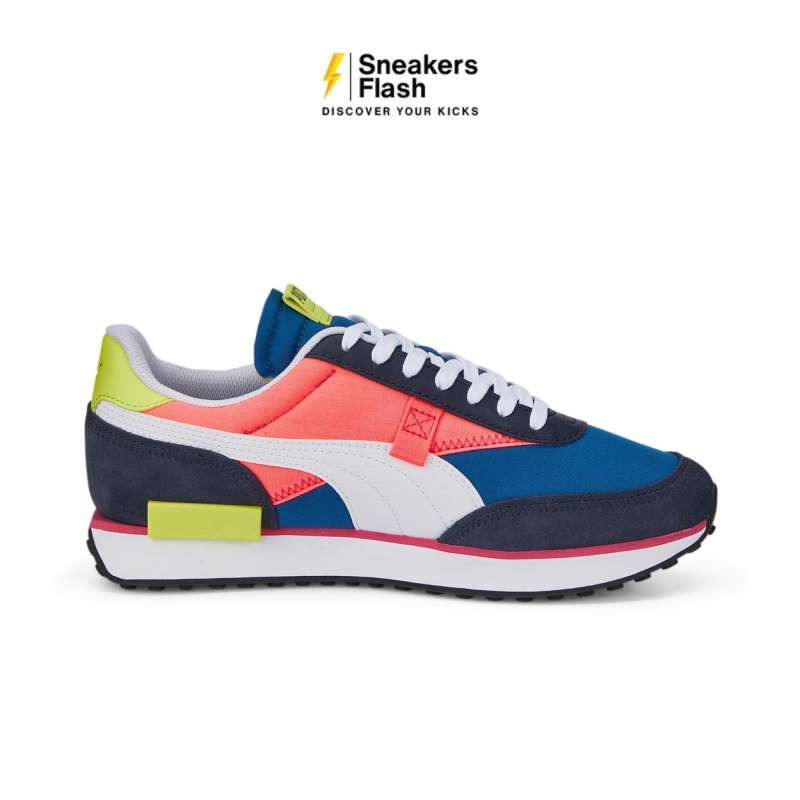 Sepatu Sneakers Pria PUMA FUTURE RIDER PLAY ON BLUE 37114980