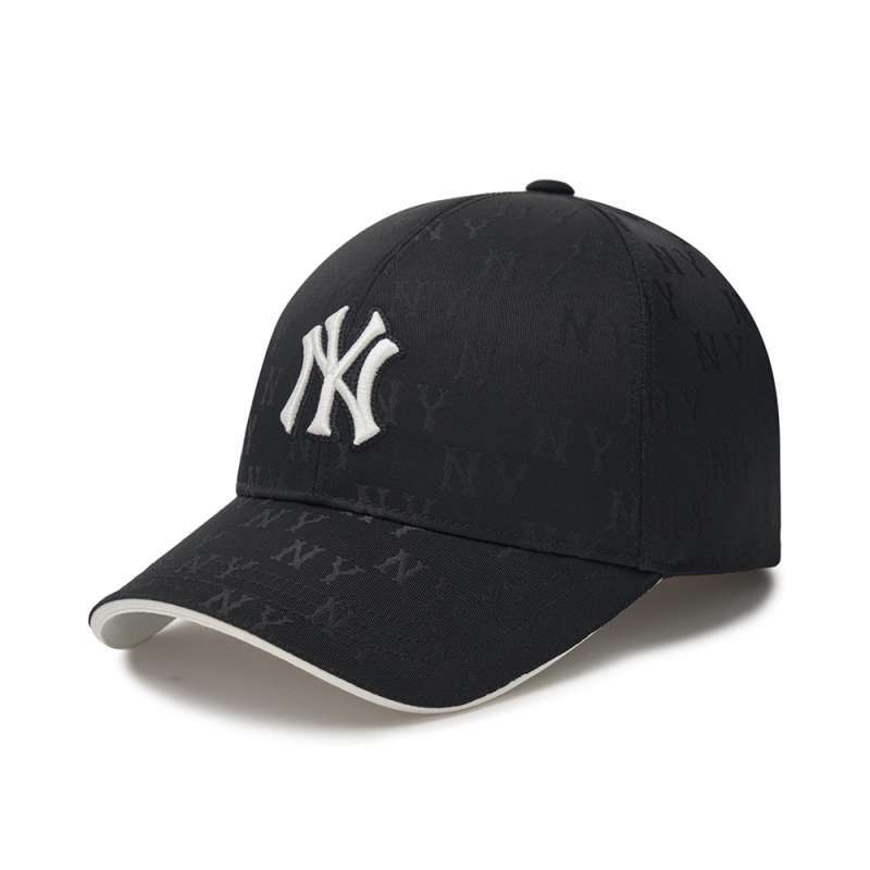 ❤️RUFFLOG JACQUARD ADJUSTABLE HAT 醜 BLACK