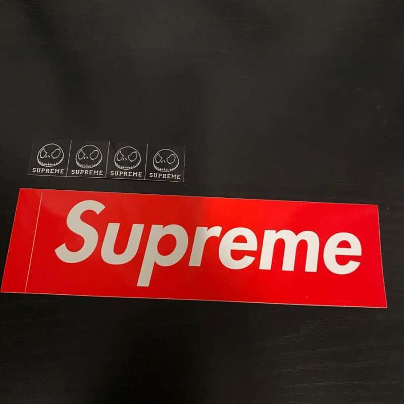 Jual Supreme Mini Skeleton Supreme Sticker Box Logo Red 100 Original Di Seller Sneakers Six Cinere Bellevue Suites Kota Depok Blibli