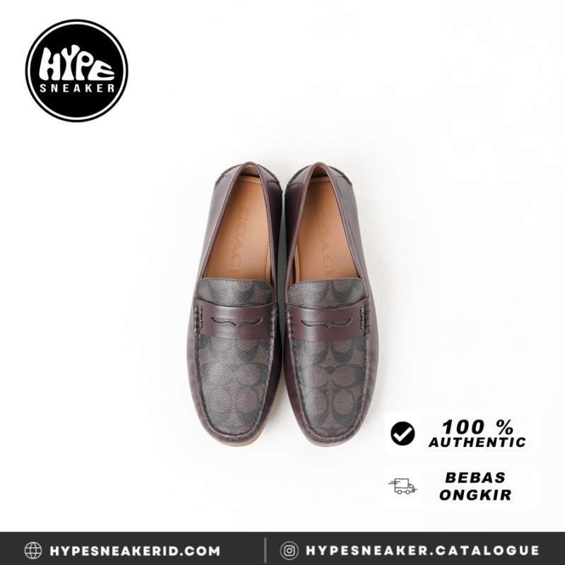 Jual Sepatu Coach Monogram Brown Loafers 100 Original Di Seller Hypesneaker.idn Official Store Hypesneaker.id Kota Semarang Blibli