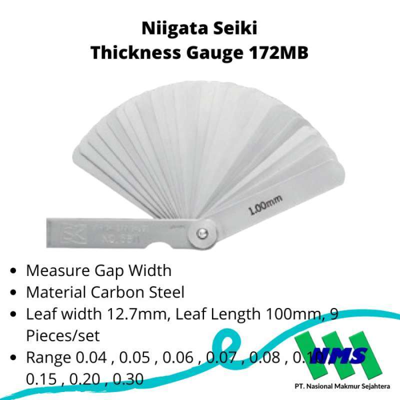 Promo Niigata Seiki Thickness Gauge 172mb Diskon 23 Di Seller