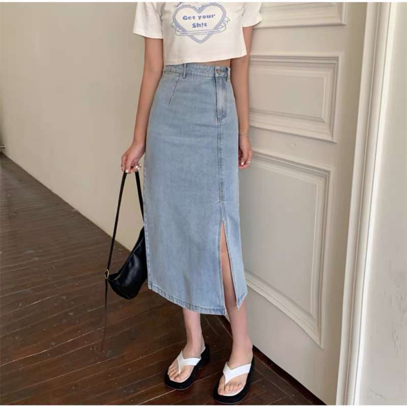Pencil Skirt And Denim Skirt Korean Outfit Jual Rok Dres A-line