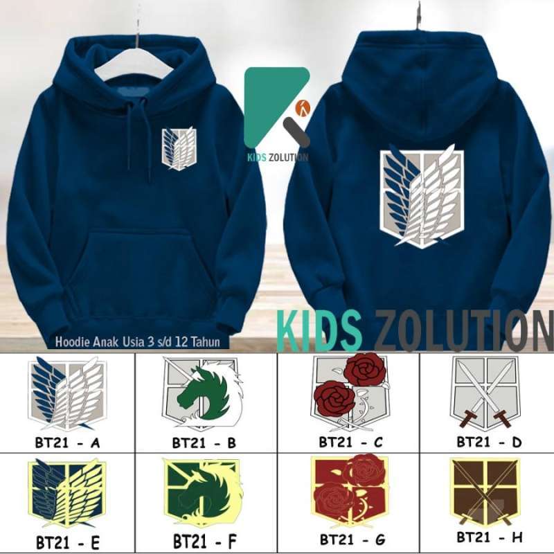 Jual Jaket Attack On Titan Anak Jaket Scout Legion Hoodie Aot Anak Putih L Di Seller Waroengshanum Batulayang Kab. Bandung Barat Blibli