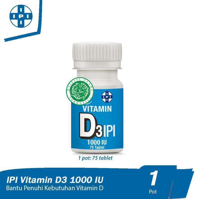 Jual Ipi Vitamin D3 1000 Iu (75 Tablet) Di Seller Fresh By Bliblimart ...
