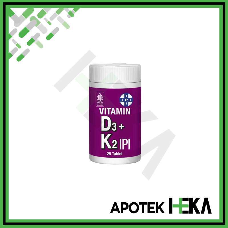 Jual Vitamin D3 + K2 Ipi Botol Isi 25 Tablet Di Seller Apotek Heka