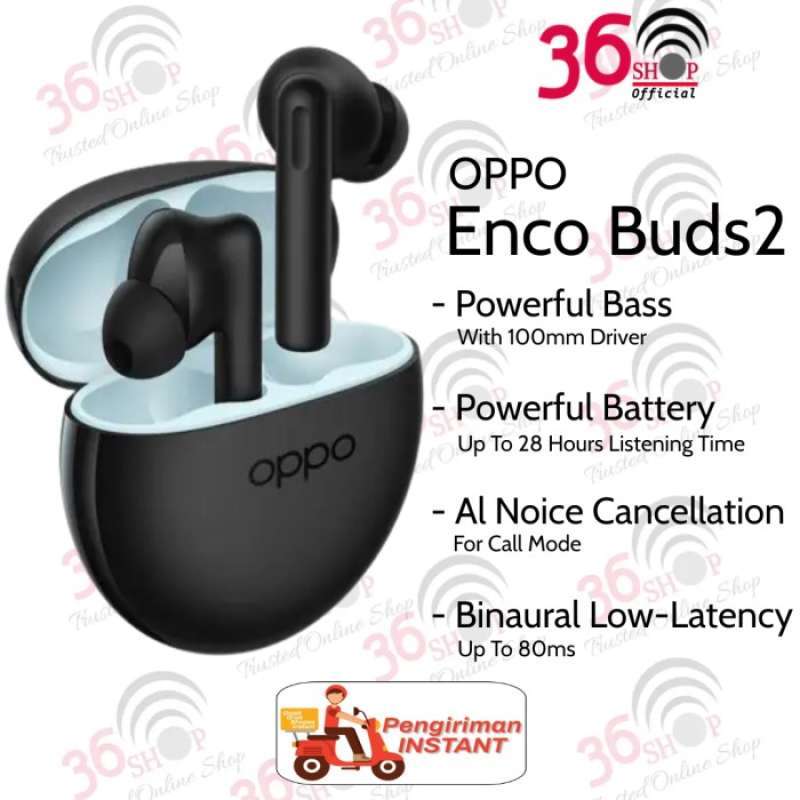 OPPO ENCO BUDS2 BLUETOOTH EARPHONE GARANSI RESMI