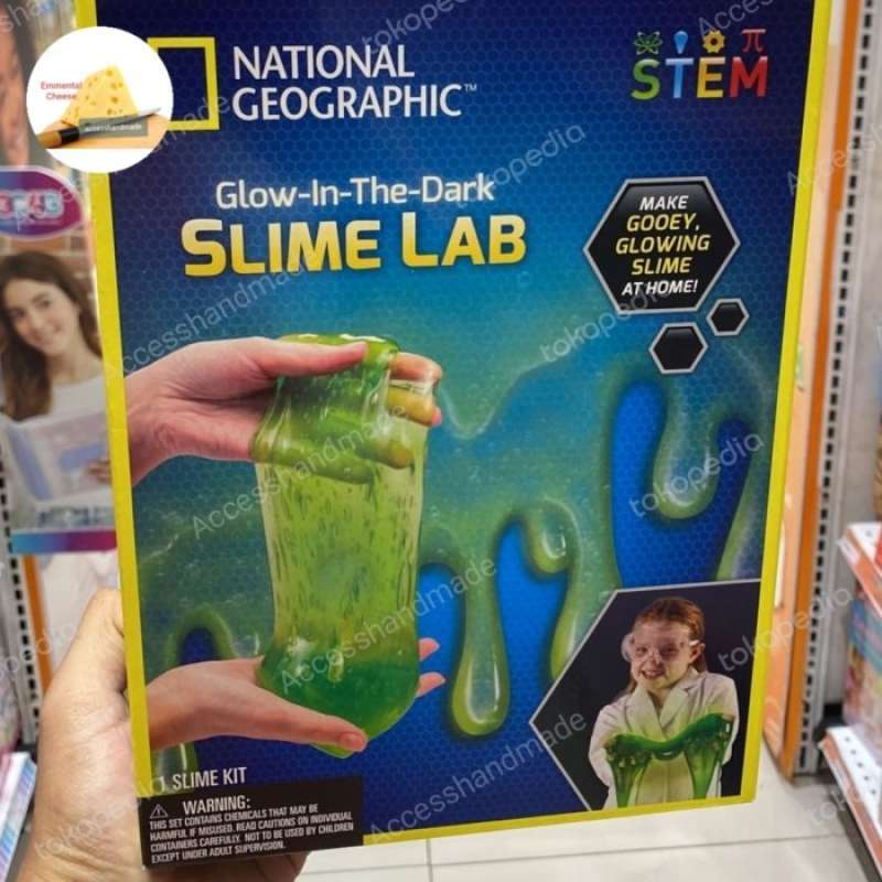 Promo National Geographic Slime Lab Glow In The Dark Art Craft Science