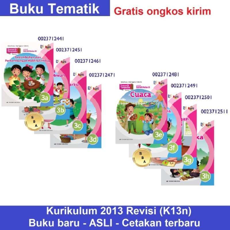Promo Buku Tematik Terpadu Kelas 3 Sd Kurikulum 2013 Revisi K13n ...