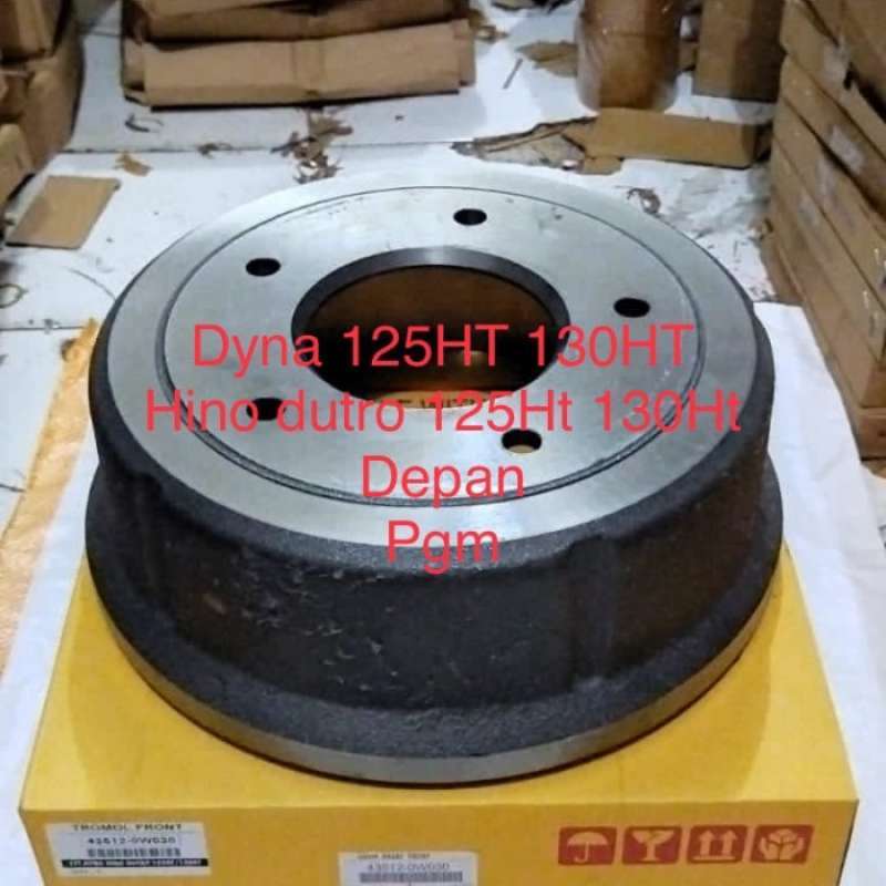 Promo Tromol Depan Brake Drum Front Hino Dyna 125 Ht 130 Ht Diskon 8