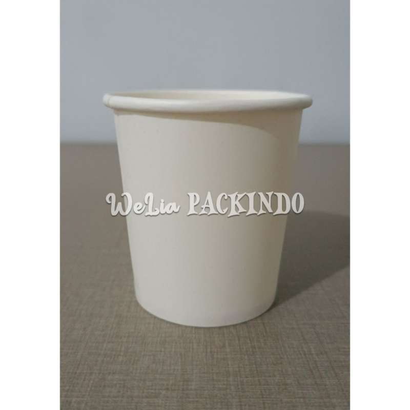 Jual Paper Cup 6.5 Oz Motif Putih, Coffee & Sweet Corn / Gelas Kertas ...
