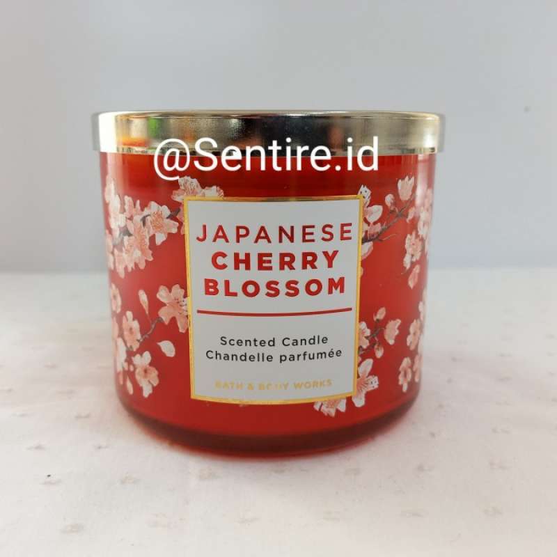 Promo Bbw Three Wicks Candle Japanese Cherry Blossom Diskon 33 Di