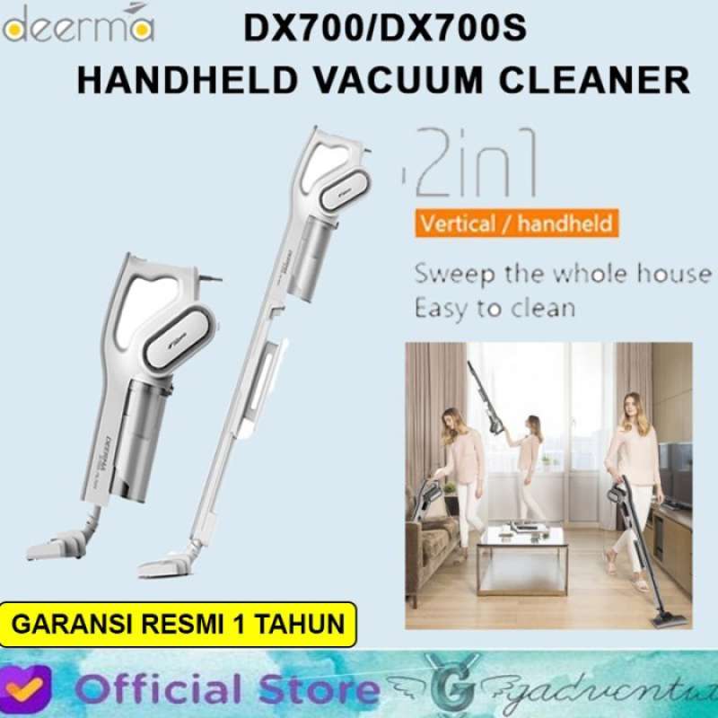 Jual Deerma Dx700 Dx700s Vacuum Cleaner 2in1 Handheld Penyedot Debu ...