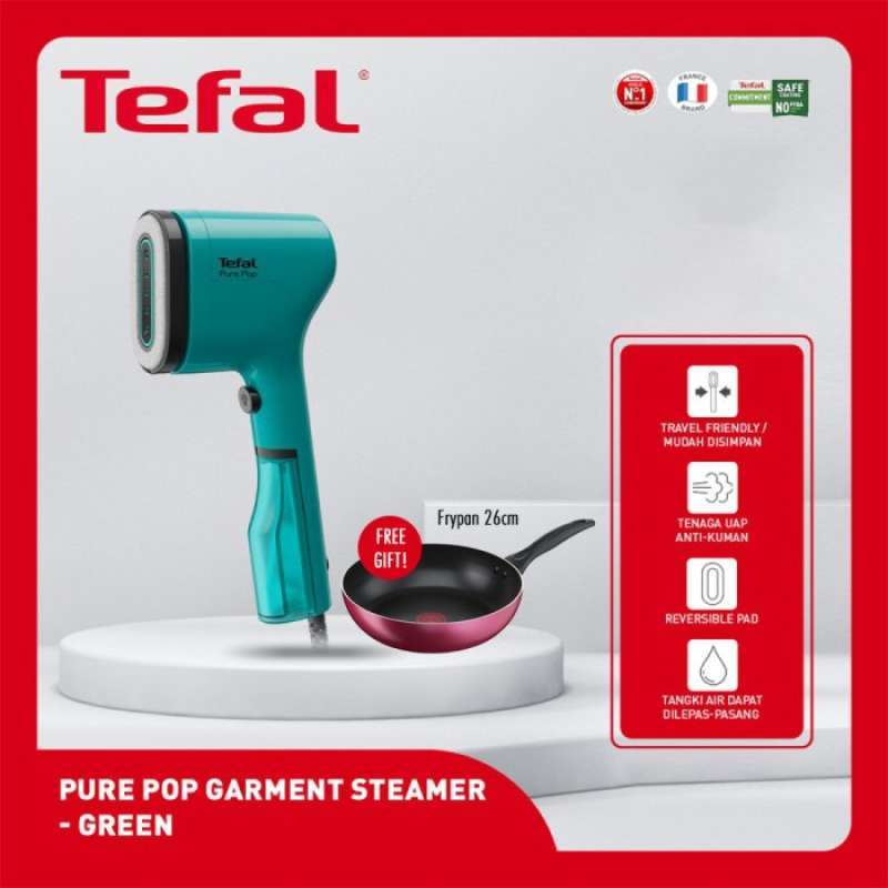 Jual Tefal Handheld Steamer / Setrika Uap Pure Pop Garment Steamer Di