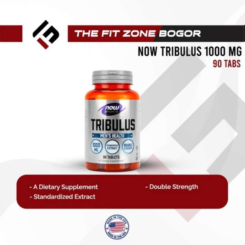 Promo Now Sports Tribulus Terrestris 1000mg 90 Tablet For Mens Health