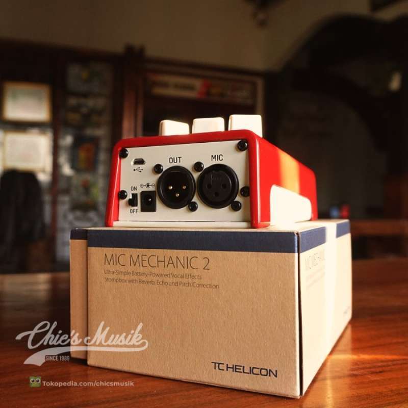 Promo tc helicon mic mechanic 2 vocal effects pedal micmechanic2