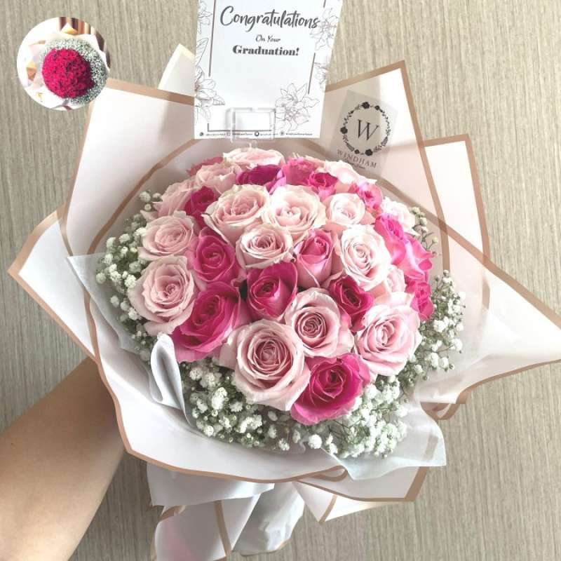 Promo Bouquet 35 Roses Windham Flst Hand Bouquet Diskon 23 Di