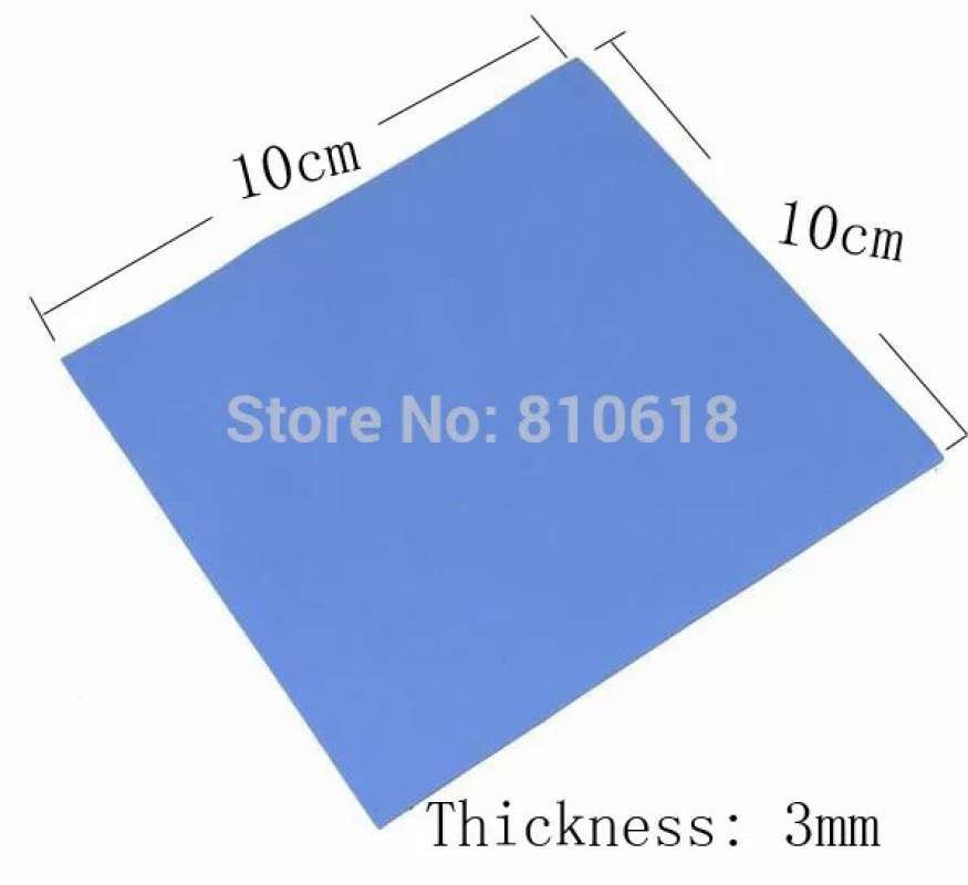 Pad termico, 100 Pezzi 10 x 10 x 1mm Thermal Pad in Silicone Blu per CPU GPU Dissipatore di calore, efficiente conduttiv - 100 Pcs. 10 x 10 x 1mm | Leroy Merlin Pad termico, 100 Pezzi 10 x 10 x 1mm Thermal Pad in Silicone Blu per CPU GPU Dissipatore di calore, efficiente conduttiv - 100 Pcs. 10 x 10 x 1mm | Leroy Merlin