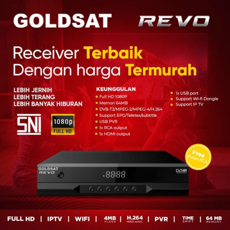 Promo Decoder Tv Box Digital Goldsat Dvb-t2 Diskon 29% Di Seller ...