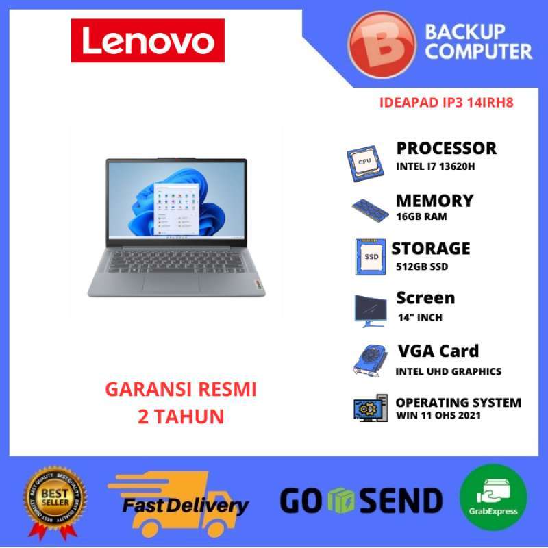 Jual Laptop Lenovo Ip3 14irh8 83el002aid / 83el002bid I7-13620h 16gb ...