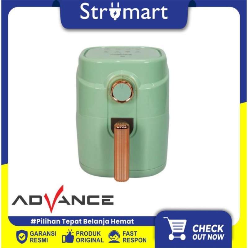 Jual Air Fryer Advance Adf-30a Kapasitas 3l Low Watt - Light Cyan Di