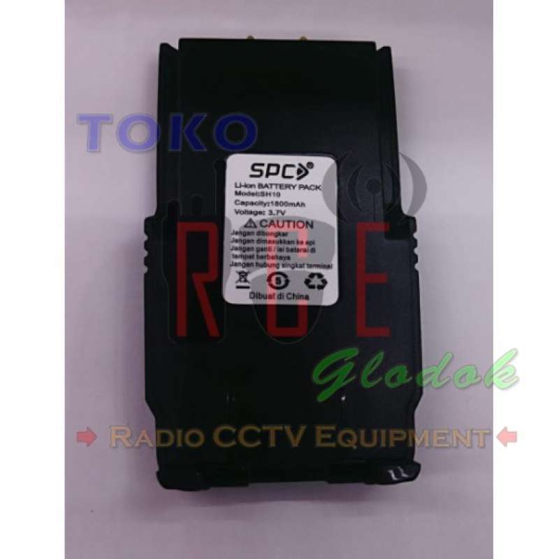 Promo Baterai Handy Talkie Spc Sh10 Ori Baru 1800 Mah Battery Li-ion ...
