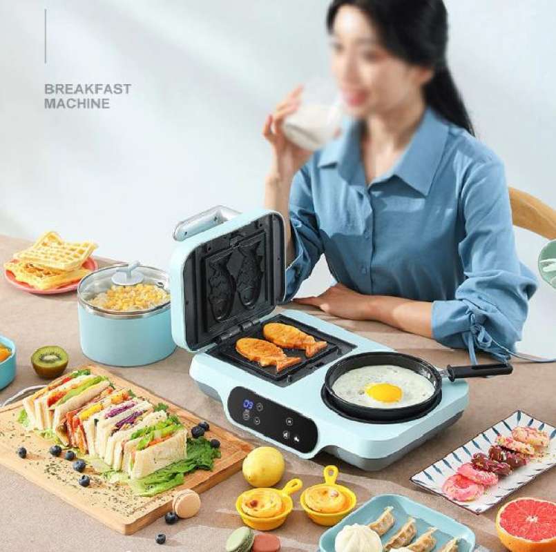 Jual Kompor Listrik Kawai Mini Oven Toaster Sandwich Maker Set 921