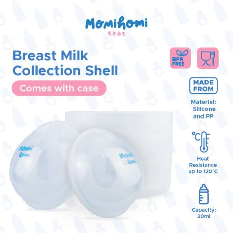 Jual Momi Homi Breast Milk Collection Shell Wadah Penampung Susu Asi ...