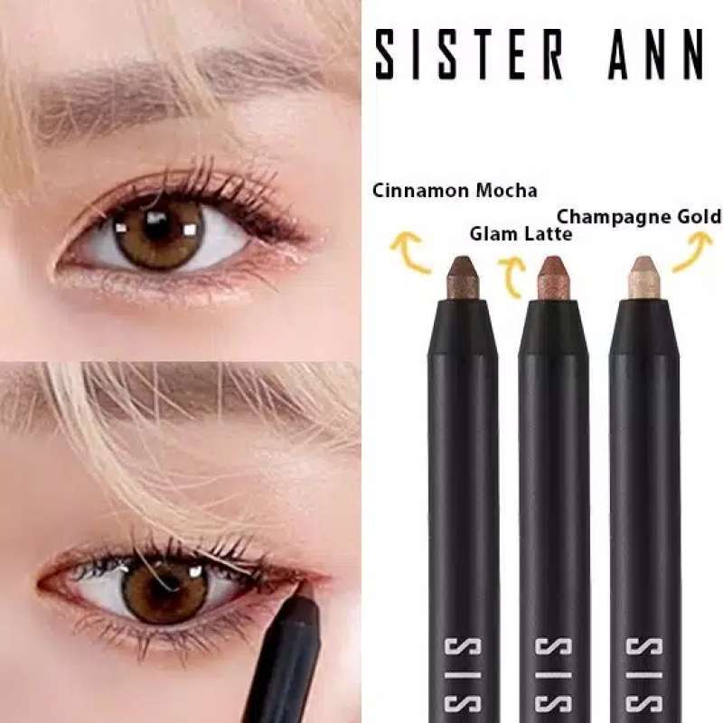 Jual Sister Ann Double Effect Eyeliner Waterproof Eyepencil Made In