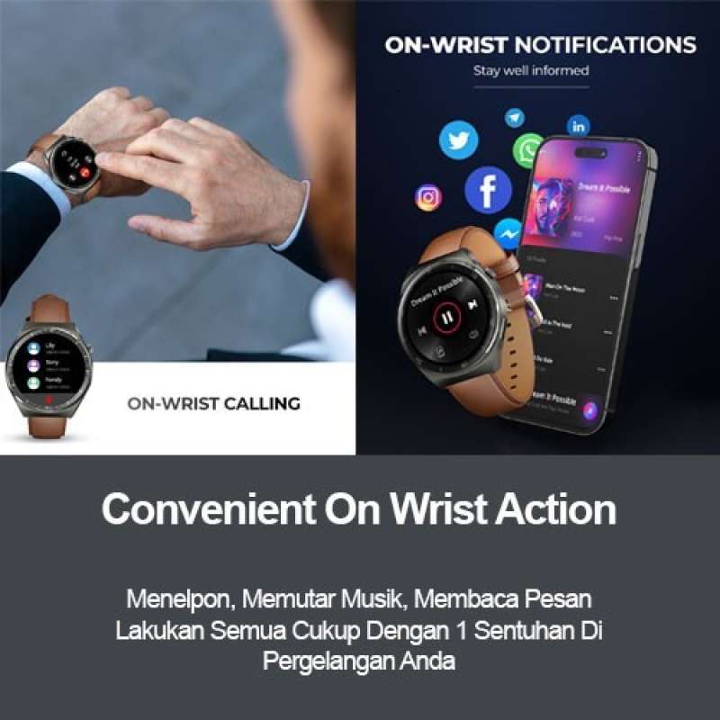 Sw 2u Aukey Smartwatch Ip68 Aukey SW-2U-GY Akıllı Saat Amoled