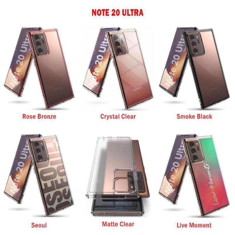 Case Samsung Galaxy Note 20 / Ultra Ringke FUSION Transparant Casing