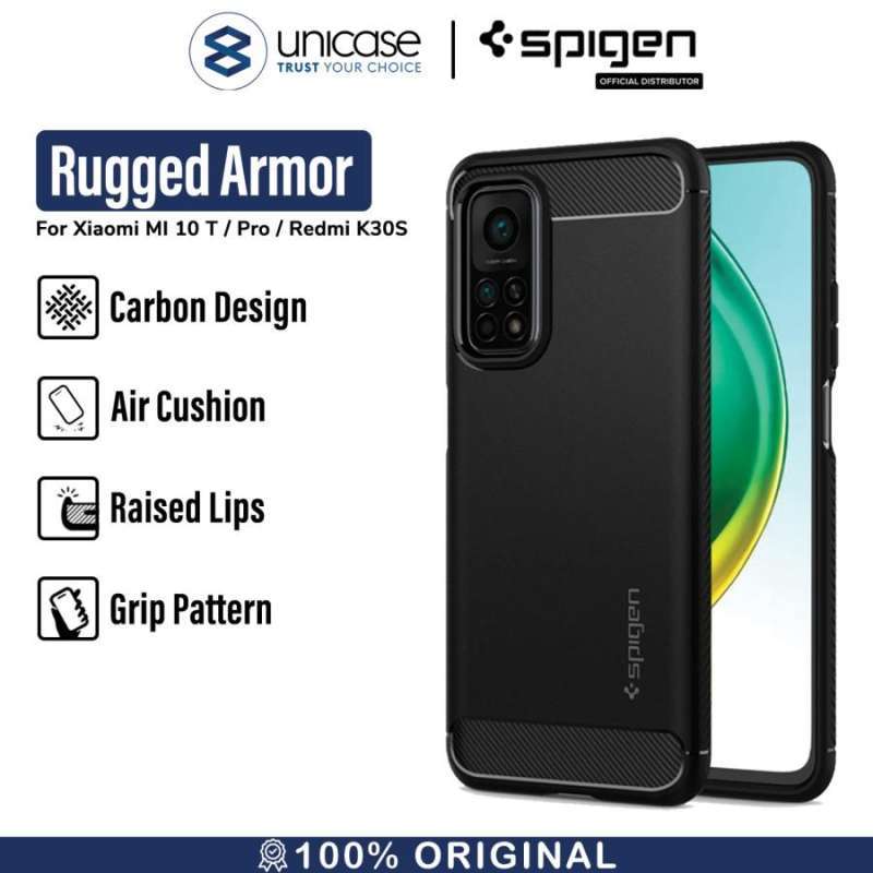 Case Xiaomi Mi 10T Pro / Redmi K30s Spigen Rugged Armor Carbon Casing