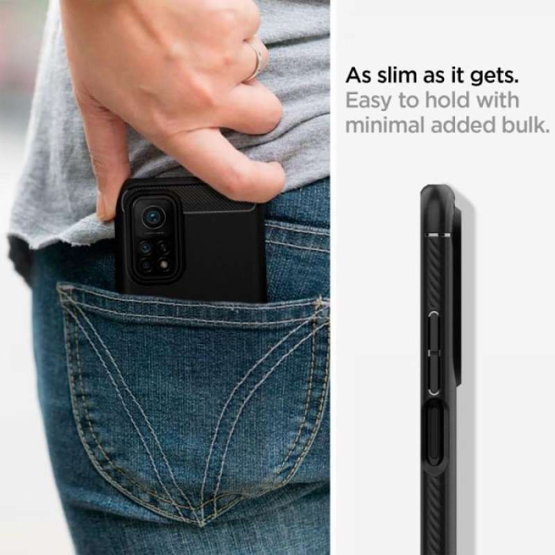 Case Xiaomi Mi 10T Pro / Redmi K30s Spigen Rugged Armor Carbon Casing