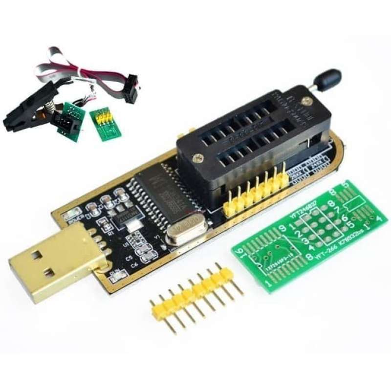 Jual Ic Programmer Eeprom Flash Ch341a Programer Penjepit Clip Bios Di