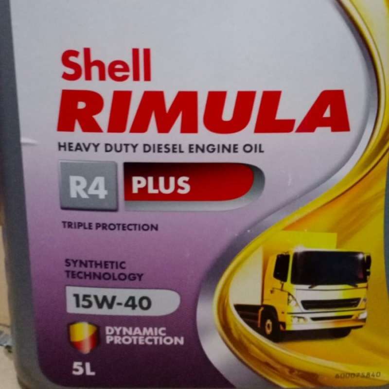 Promo Shell Rimula R4 Plus 15w-40 Kemasan Galon 5l New Diskon 25% Di ...