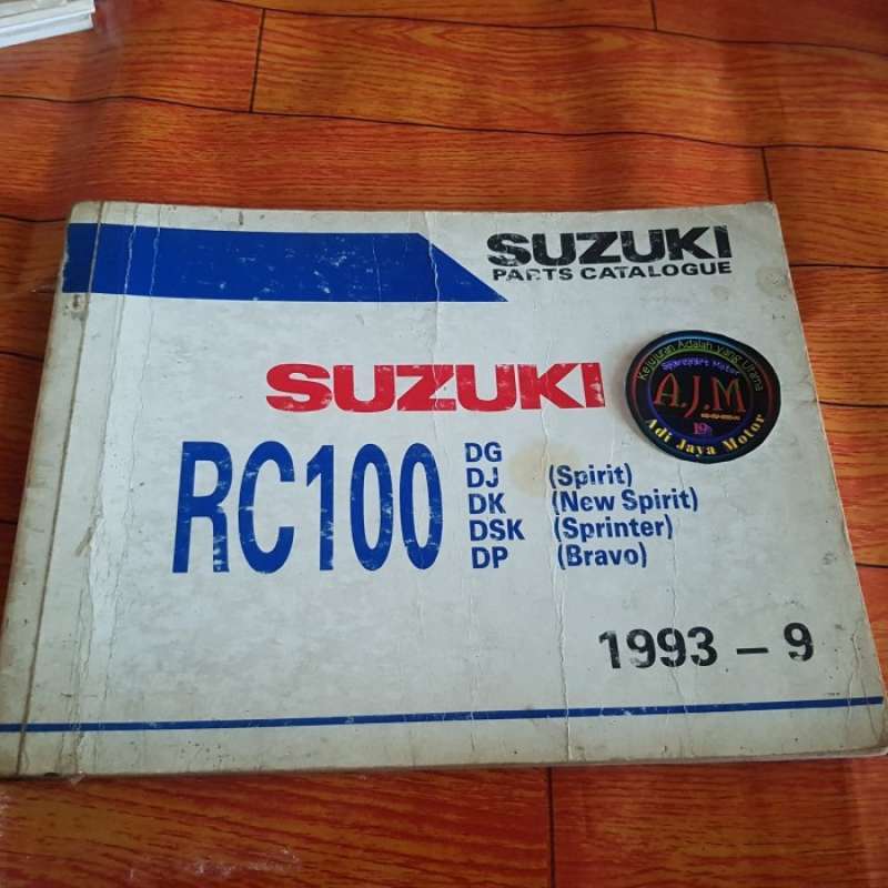 Jual Buku Part Katalog Catalog Copian Rc100 Rc 100 Spirit Sprinter