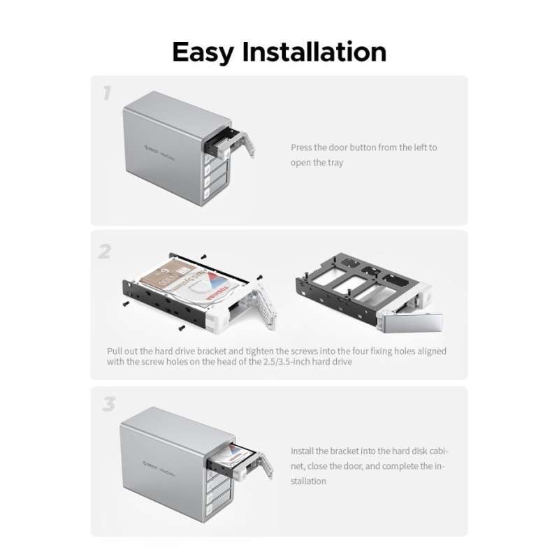 Raid Bay Hard Drive Enclosure Hdd Ssd Bay Hard Drive Enclosure