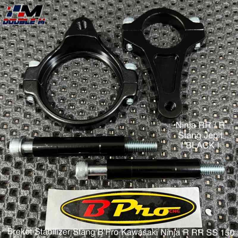 Jual Breket Stabilizer Ninja R Rr Bpro Black Stabiliser Steering Damper ...