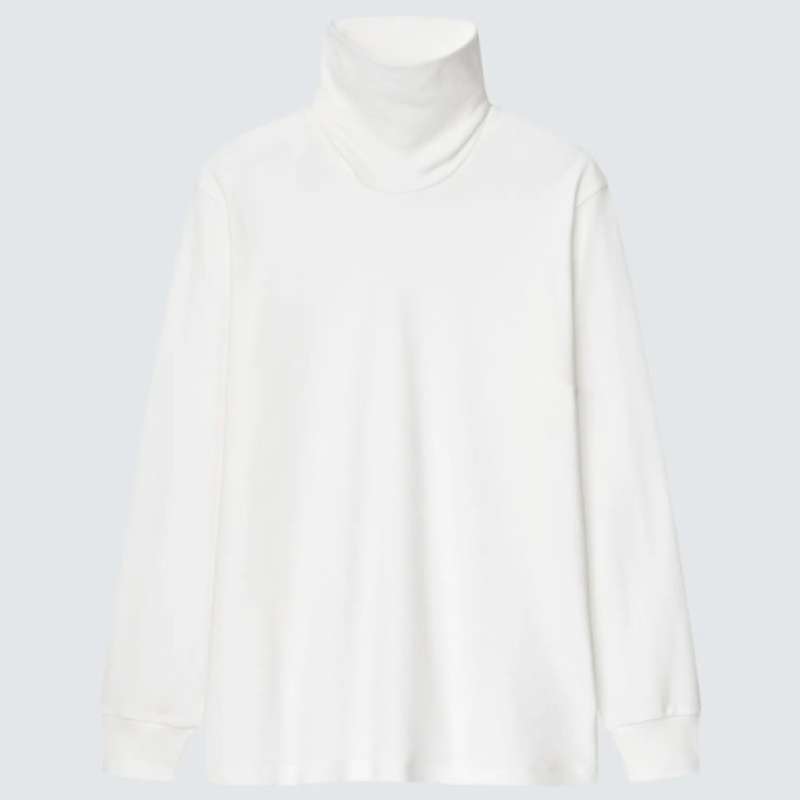 Kaos turtleneck uniqlo top