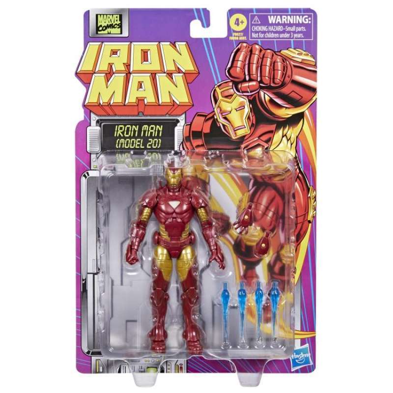 Jual [hasbro] Marvel Legends Retro - Iron Man (model 20) Di Seller ...