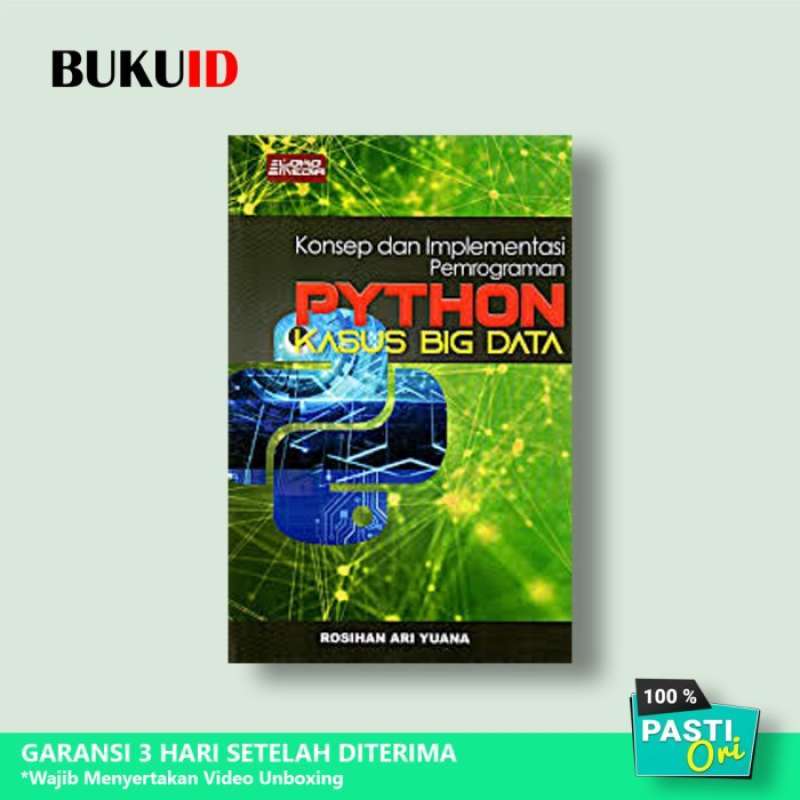 Promo Buku Konsep Dan Implementasi Pemrograman Python, Kasus Big Data ...