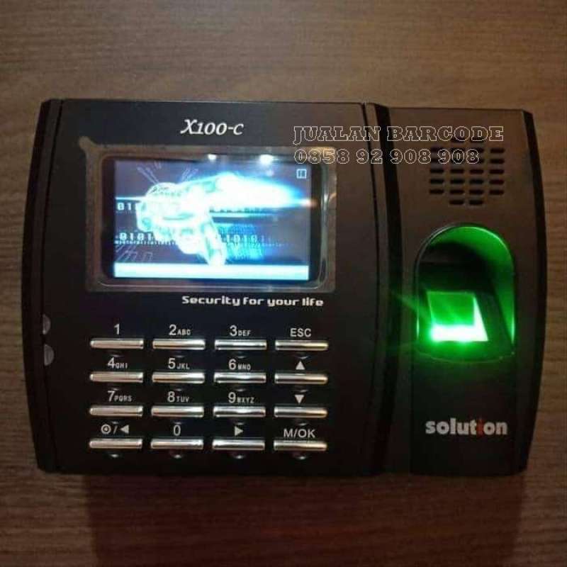 Promo Mesin Absensi Sidik Jari Solution X100c X100 C Mesin Absensi Promo Mesin Absensi Sidik Jari Solution X100c X100 C Mesin Absensi