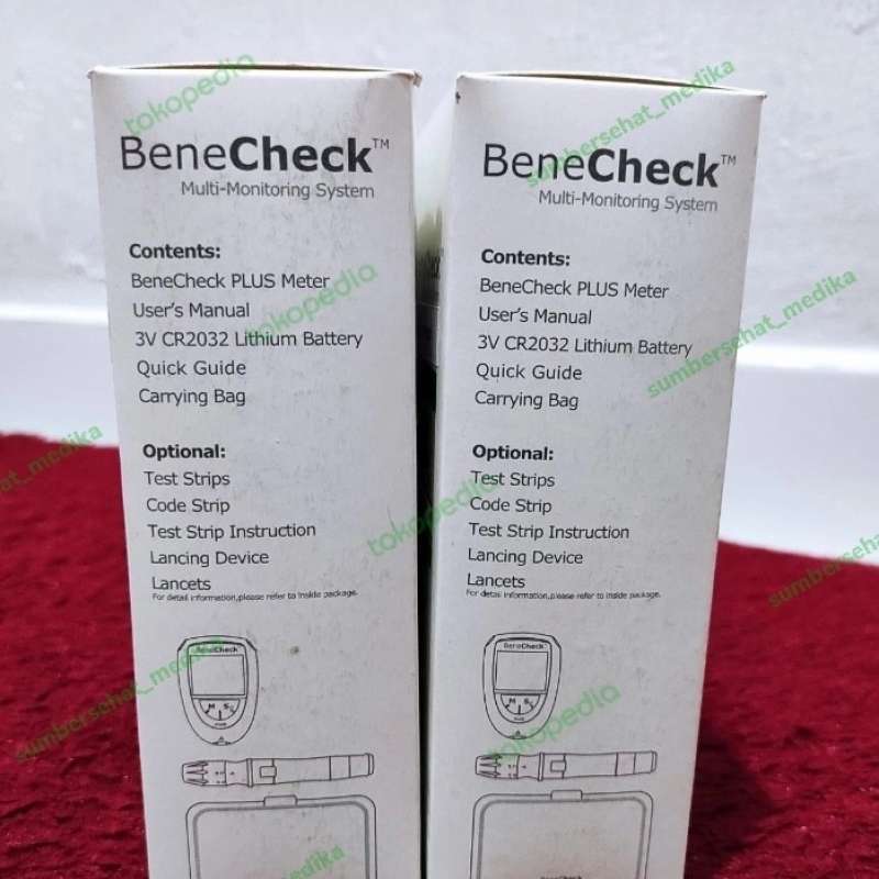 Promo Benecheck Plus Meter Only Gcu 3in1 Alat Cek Gula Asam Urat ...