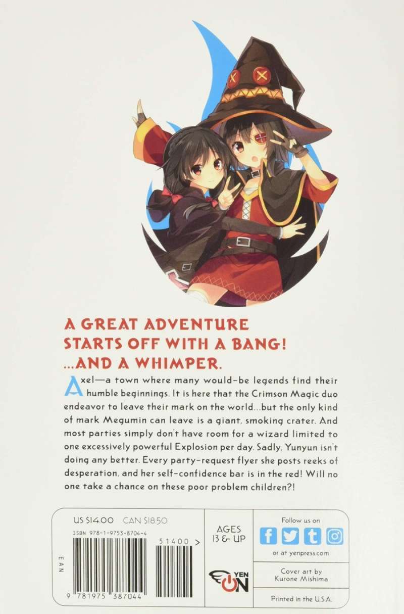 Promo Konosuba: An Explosion On This Wonderful World! Light Novel ...